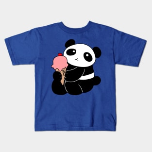 Icecream Panda Kids T-Shirt